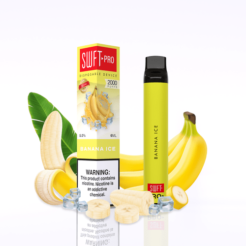 SWFT PRO - Banana ICE - Disposable Device - 2000 PUFFS